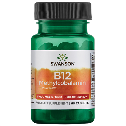 Vitamin B12 Methylcobalamin, 5000mcg