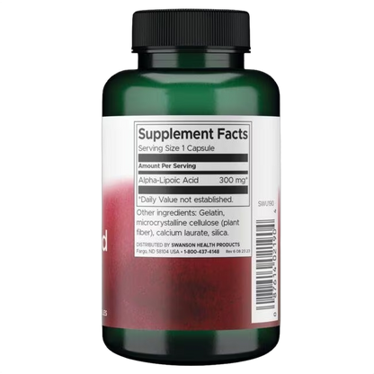 Ultra Alpha Lipoic Acid, 300mg