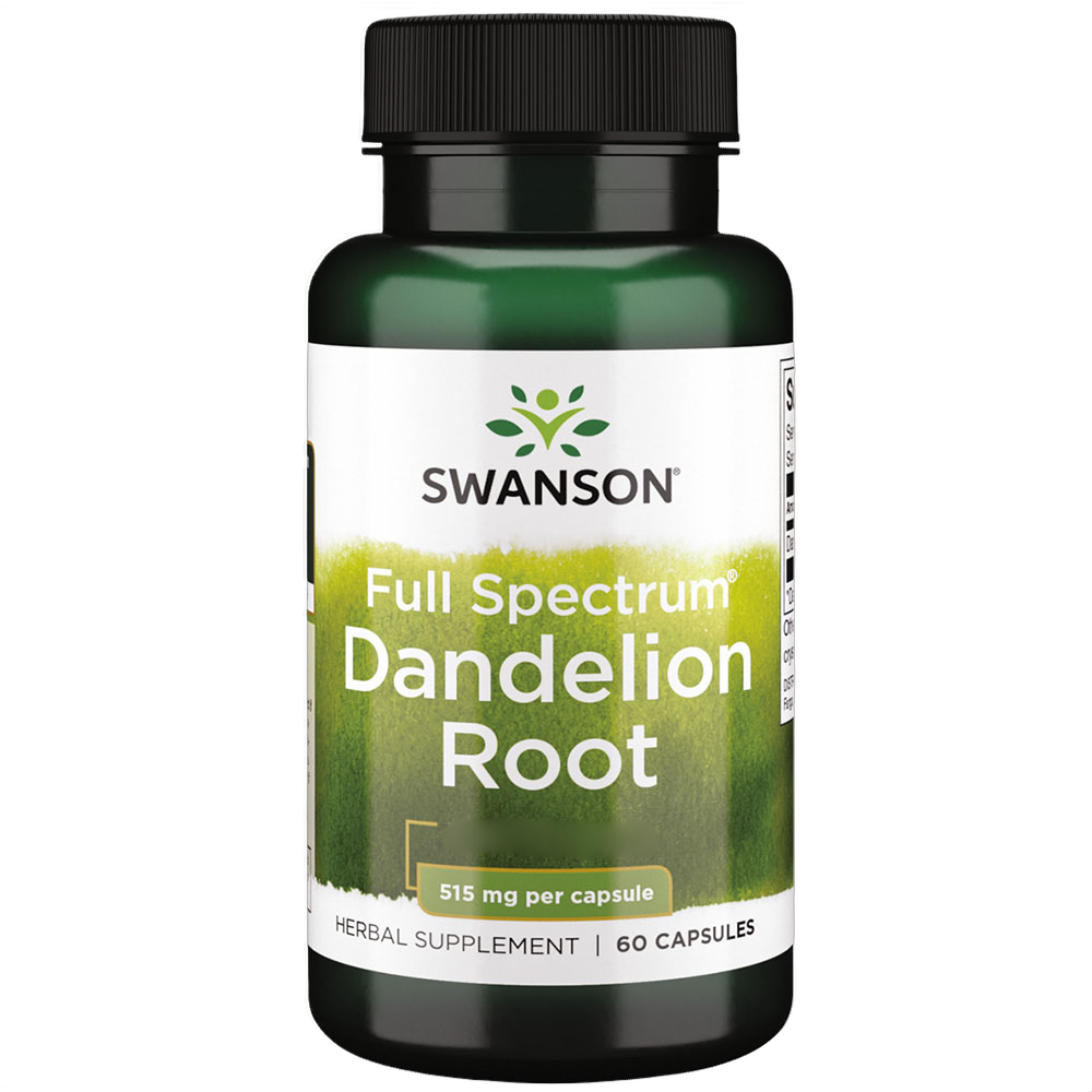 Raíz de diente de león, 515 mg