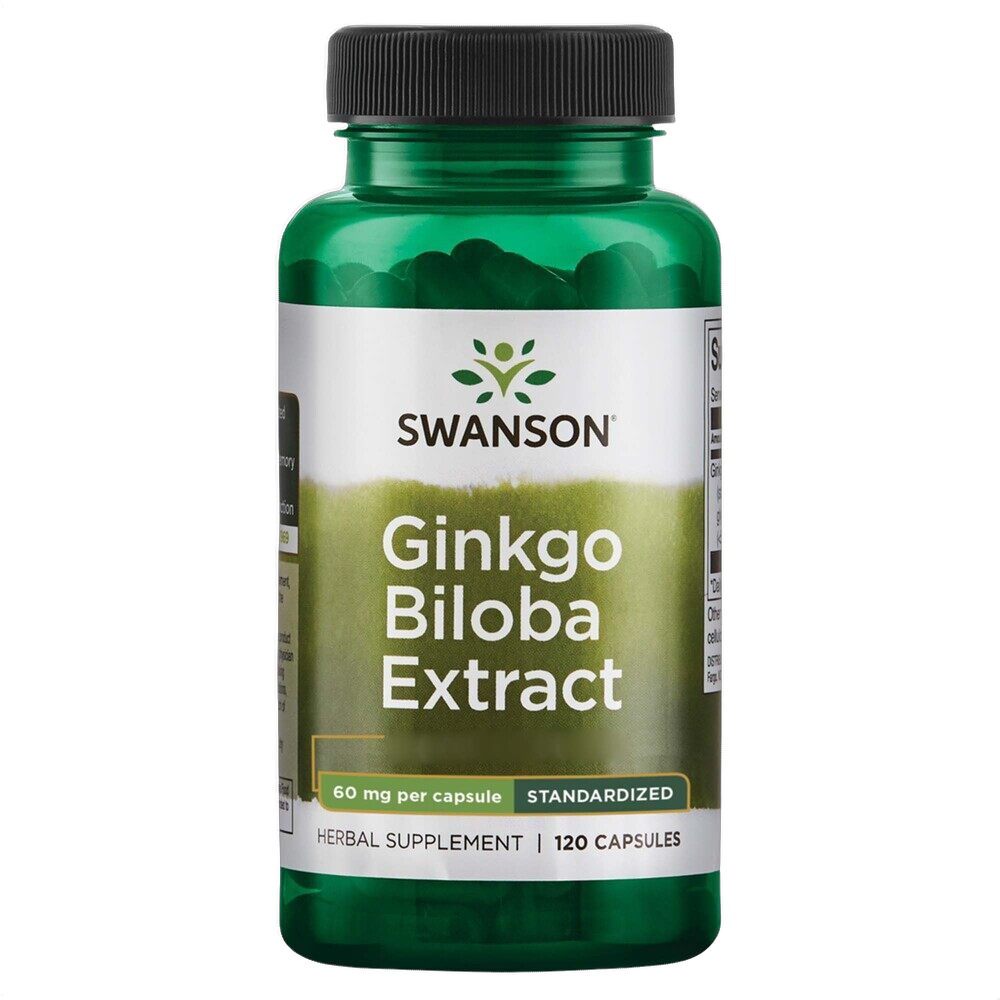 Extrait de ginkgo biloba, 60 mg