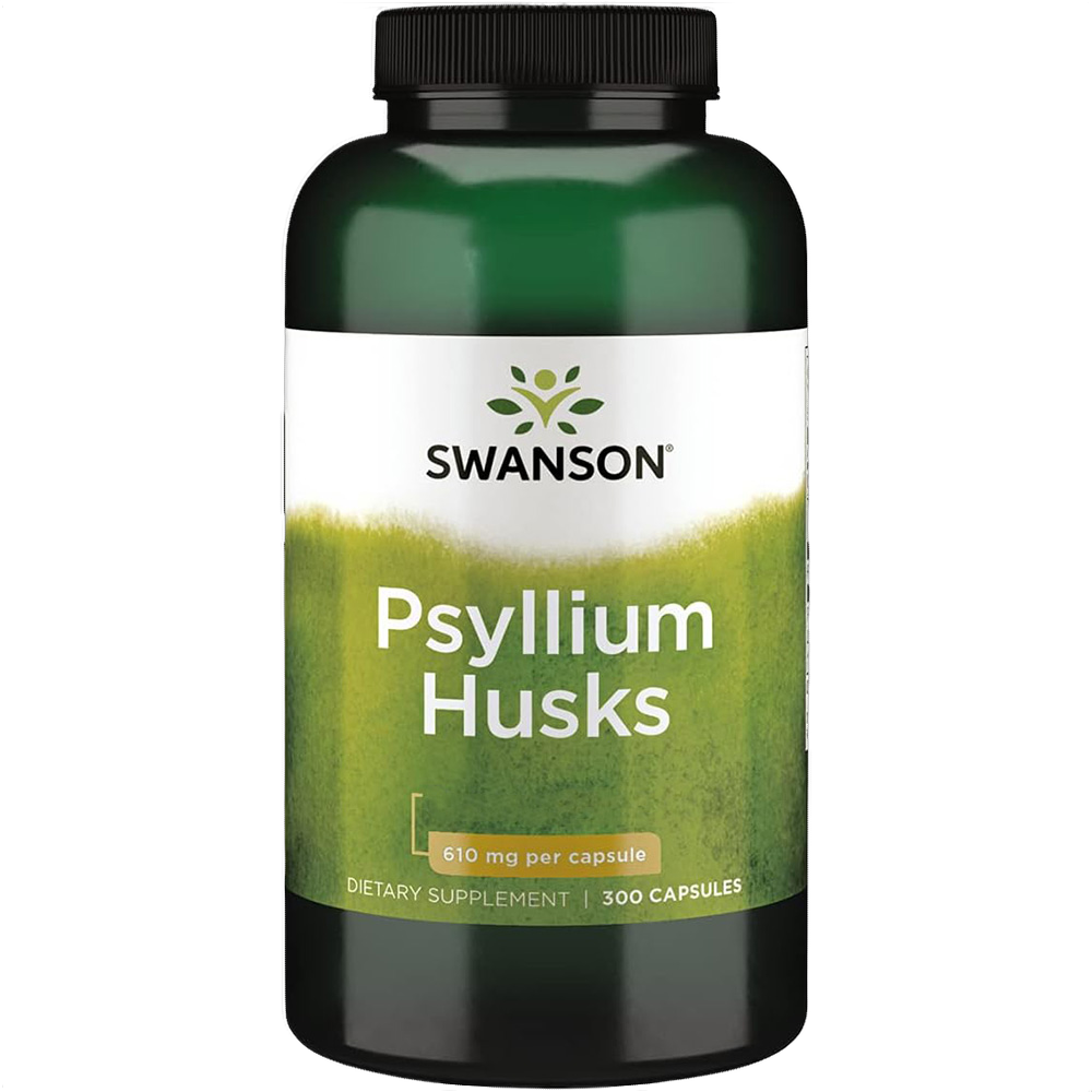 Cosses de psyllium, 610 mg
