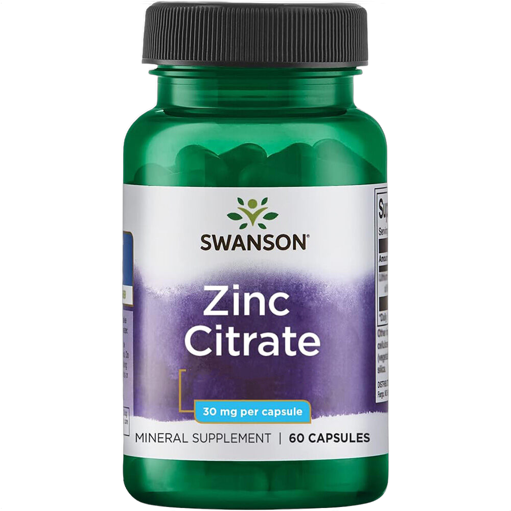 Citrate de zinc, 30 mg