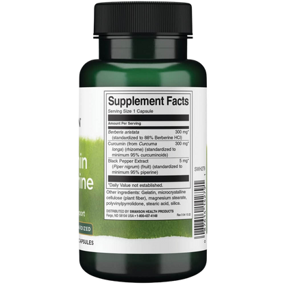 Curcumina e berberina con pepe nero