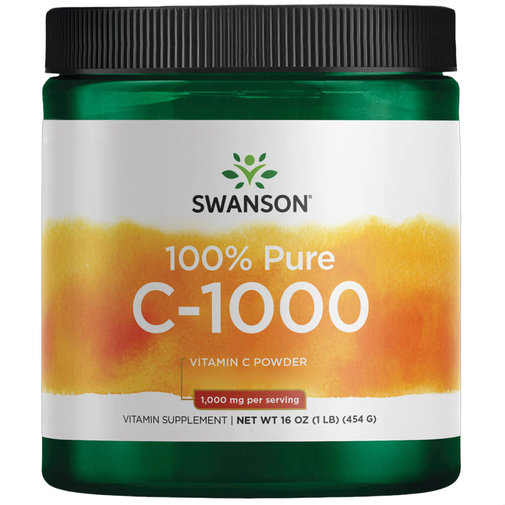 Vitamine C en poudre, 100 % pure, 1 000 mg