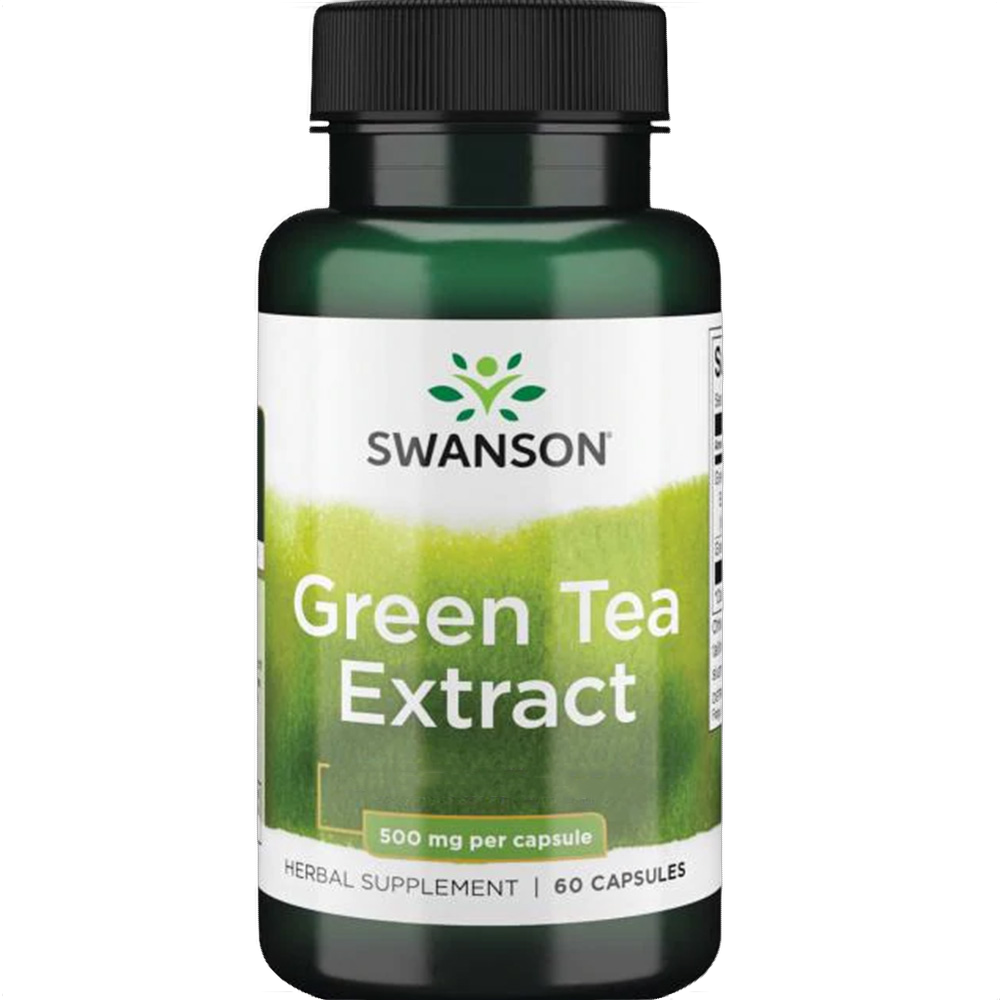 Green Tea Extract, Extrait de thé vert, 500 mg