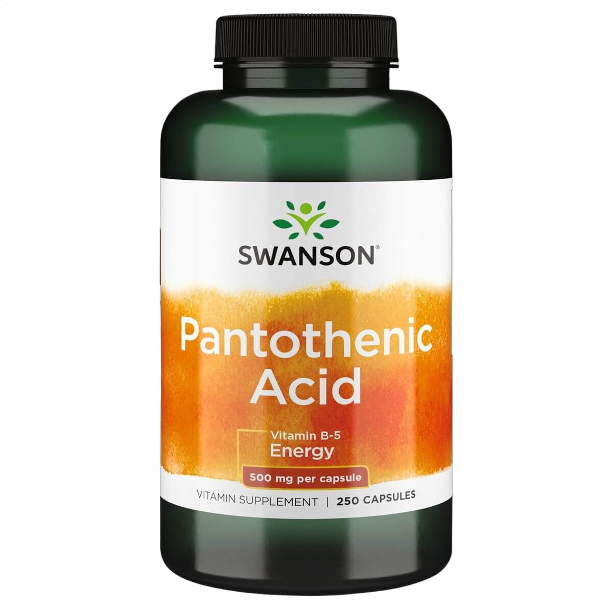 Acide pantothénique (Vitamine B5), 500 mg