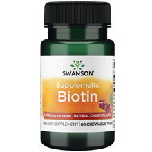 Biotin, 5000mcg, Natural Cherry Flavour