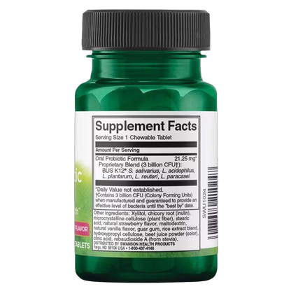 Formula probiotica orale, 3 miliardi di CFU, gusto fragola