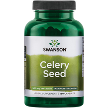 Celery Seed - Maximum Strength, Semillas de apio - Máxima potencia, 500 mg