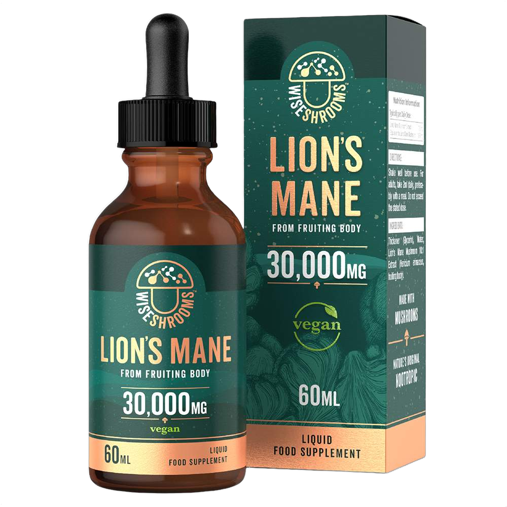 Lion's Mane, (Melena de león) Gotas, 30.000 mg, sin sabor